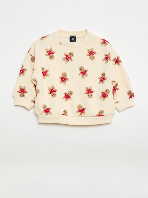 Conjunto de pijama estampado de Natal - Kiabi