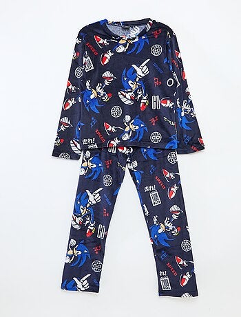 Conjunto de pijama estampado 'Suncity' 'Sonic' all-over