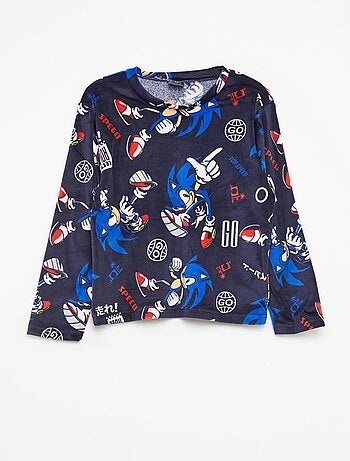 Conjunto de pijama estampado 'Suncity' 'Sonic' all-over