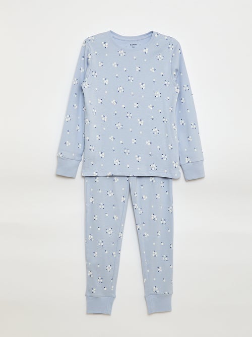 Conjunto de pijama estampado t-shirt + calças - 2 peças - Kiabi