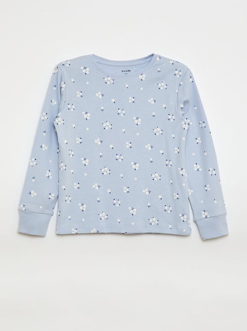 Conjunto de pijama estampado t-shirt + calças - 2 peças - Kiabi