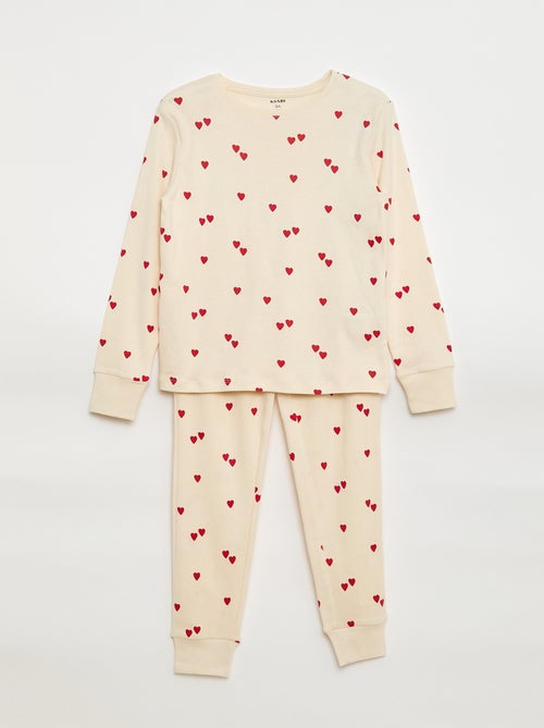 Conjunto de pijama estampado, t-shirt + calças - 2 peças - Kiabi