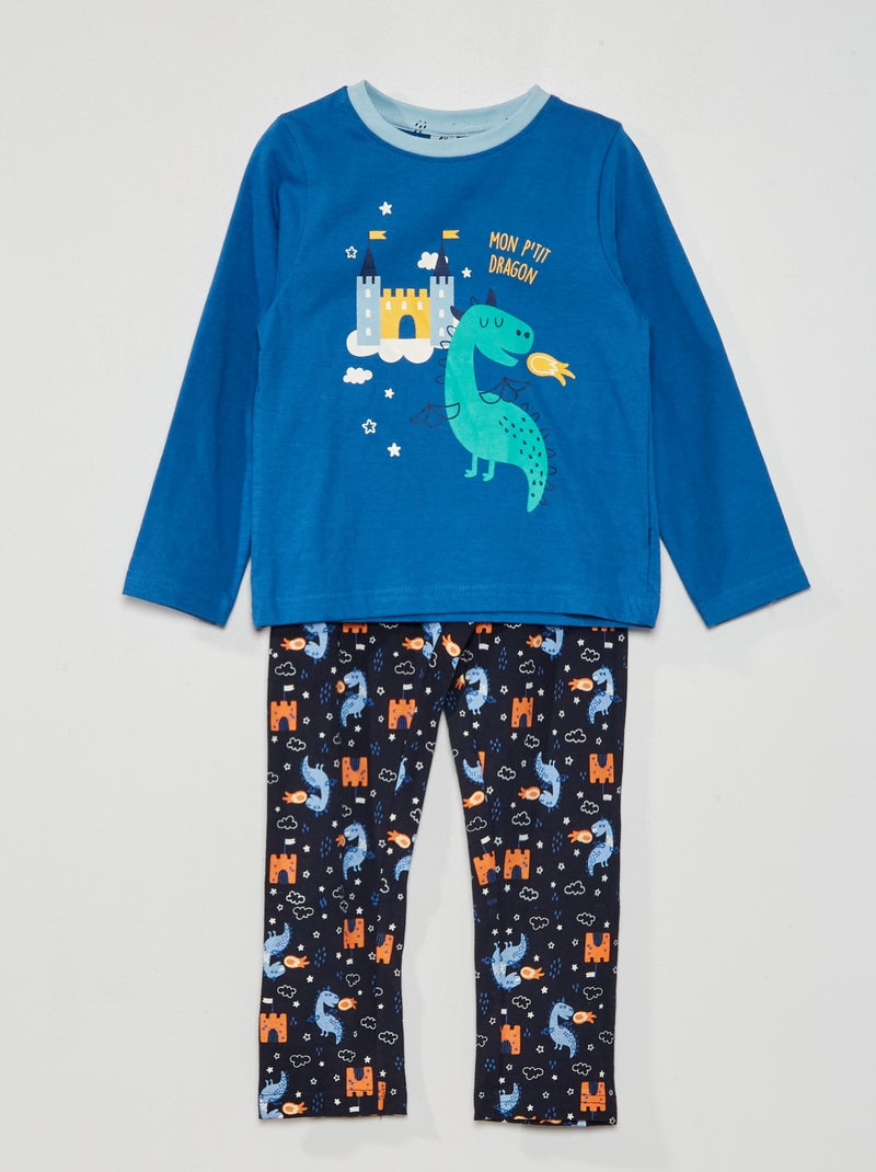 Conjunto de pijama fantasia Azul/ Marinho - Kiabi