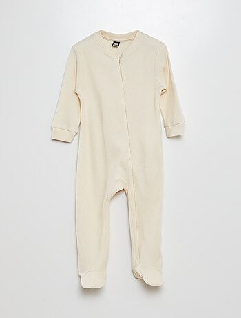Conjunto de pijama + gorro + babete - 3 peças