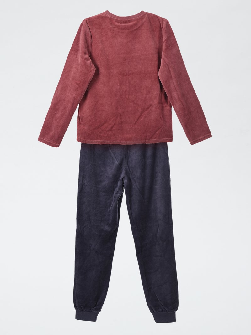 Conjunto de pijama 'Harry Potter' em algodão Vermelho - Kiabi
