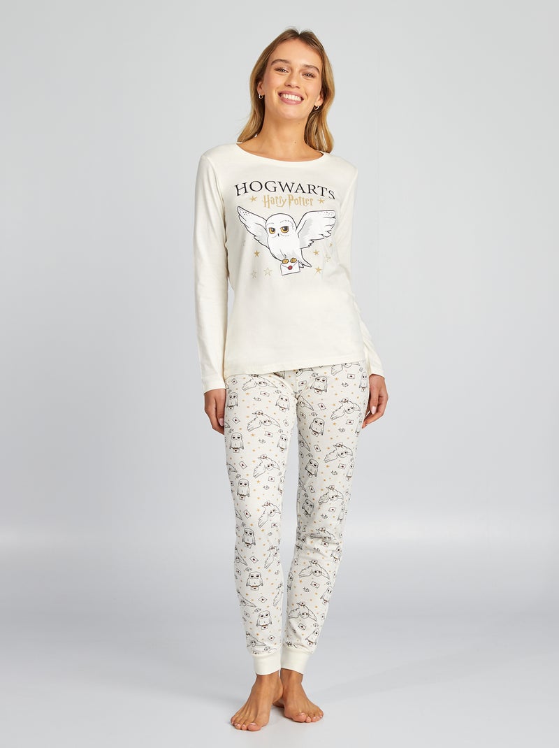 Conjunto de pijama 'Harry Potter' t-shirt + calças - 2 peças BRANCO - Kiabi