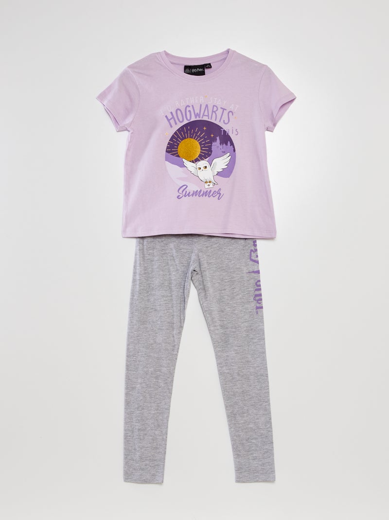 Conjunto de pijama 'Harry Potter' t-shirt + calças - 2 peças VIOLETA - Kiabi