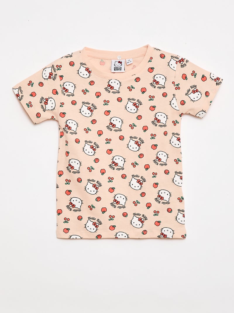 Conjunto de pijama 'Hello Kitty' - 2 peças Bege - Kiabi