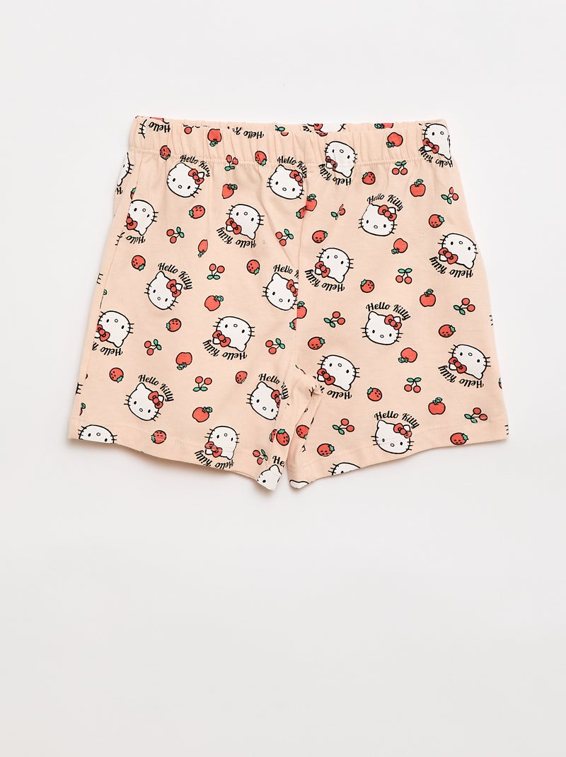 Conjunto de pijama 'Hello Kitty' - 2 peças Bege - Kiabi