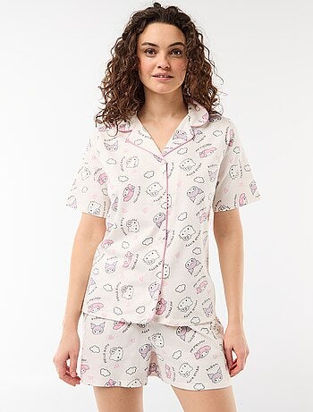 Conjunto de pijama 'Hello Kitty' - 2 peças