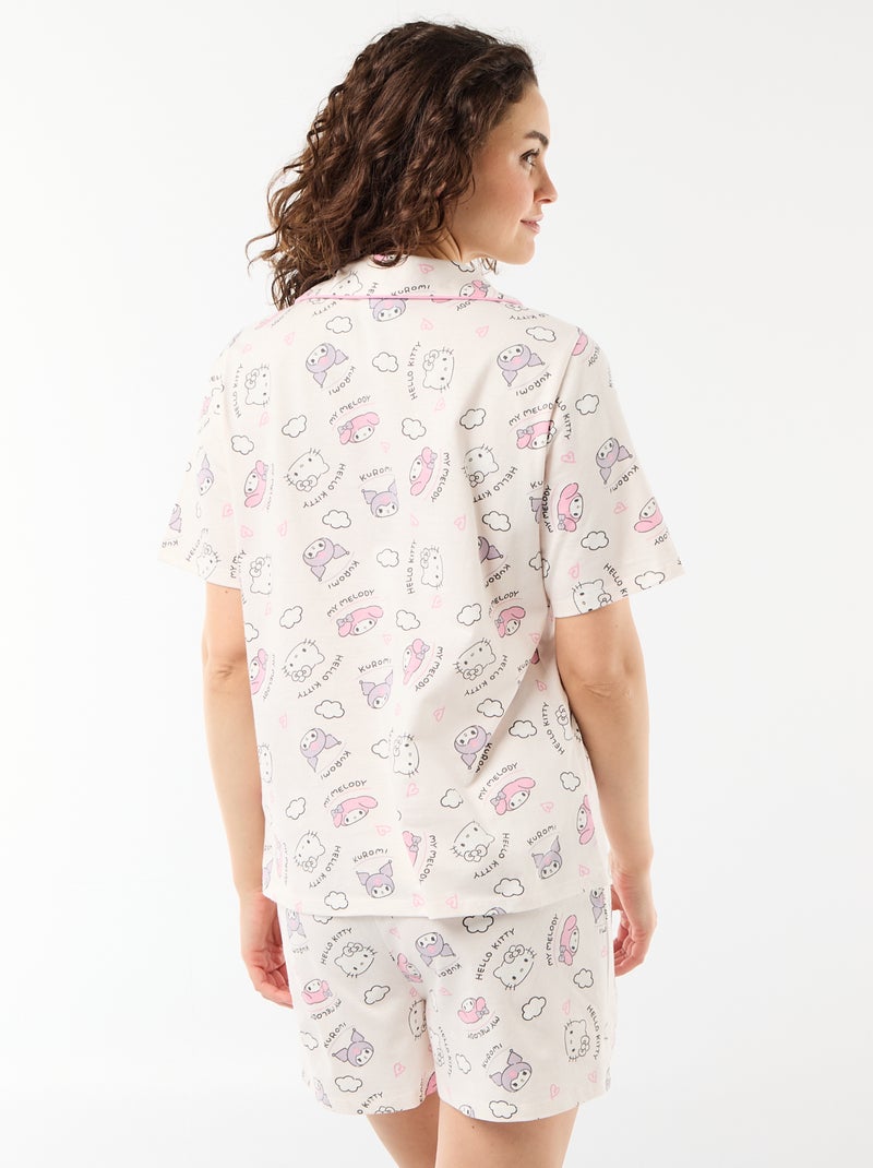 Conjunto de pijama 'Hello Kitty' - 2 peças Branco - Kiabi