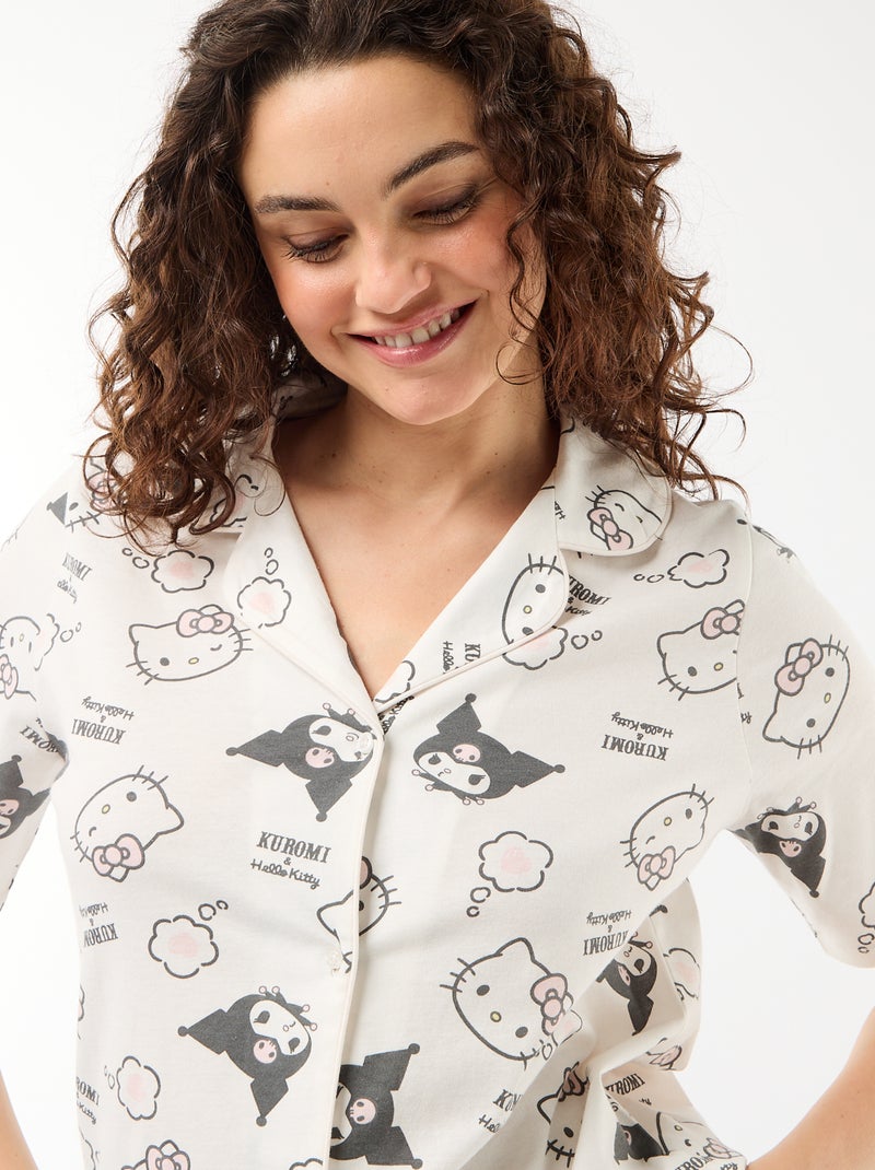 Conjunto de pijama 'Hello Kitty' - 2 peças Violeta - Kiabi