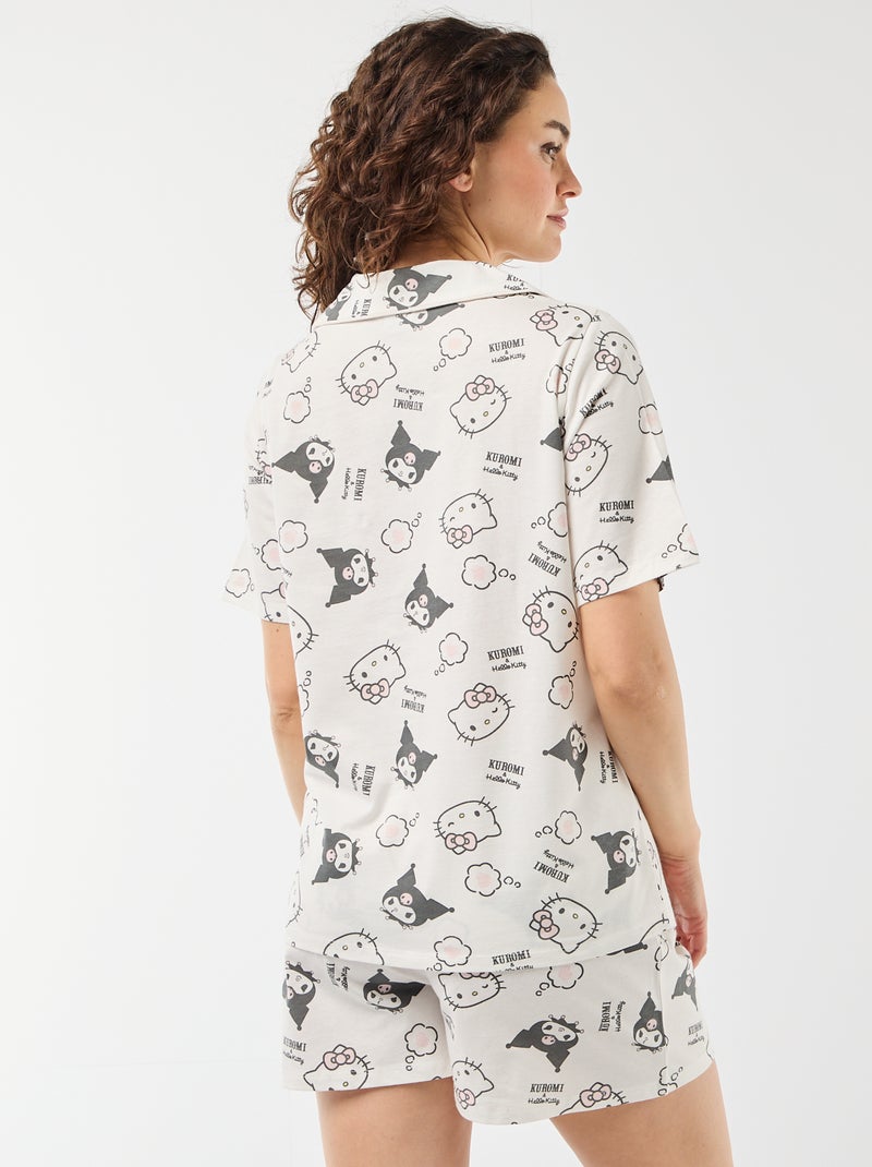 Conjunto de pijama 'Hello Kitty' - 2 peças Violeta - Kiabi