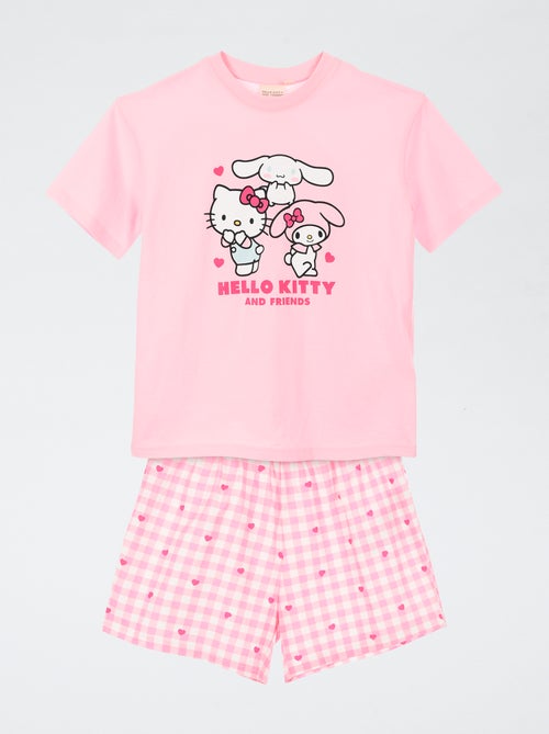 Conjunto de pijama 'Hello Kitty' em algodão - Kiabi