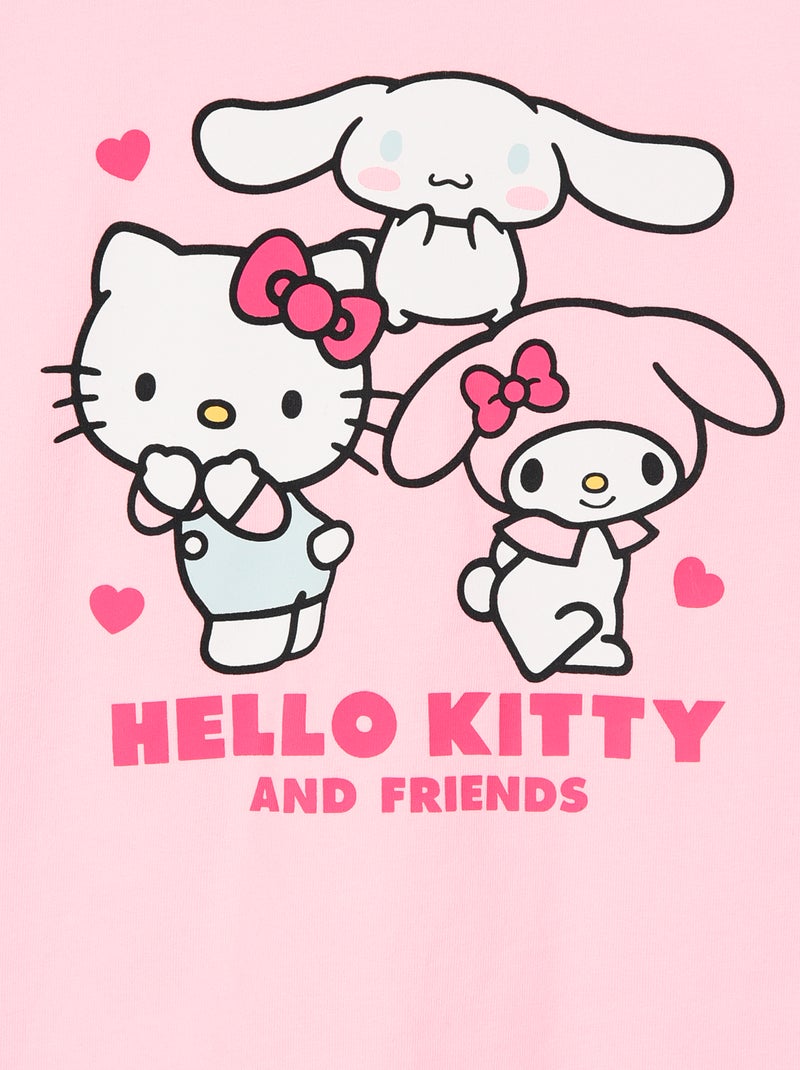 Conjunto de pijama 'Hello Kitty' em algodão Azul - Kiabi