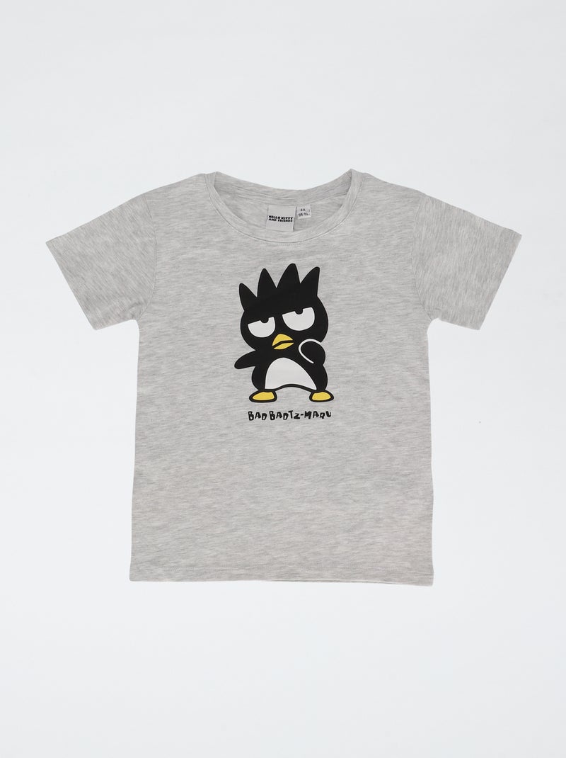 Conjunto de pijama 'Hello Kitty' em algodão Cinza - Kiabi