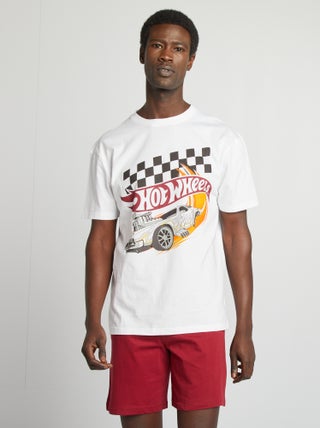 Conjunto de pijama 'Hot Wheels' com calções + t-shirt - 2 peças