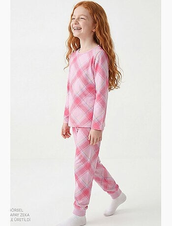 Conjunto de pijama infantil com coelho fofo penti