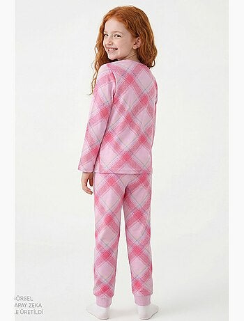 Conjunto de pijama infantil com coelho fofo penti