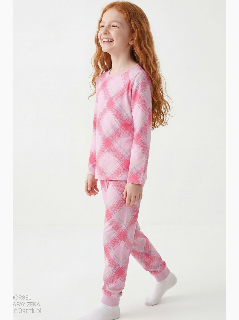 Conjunto de pijama infantil com coelho fofo penti Rosa-fluo/Solinotes - Kiabi