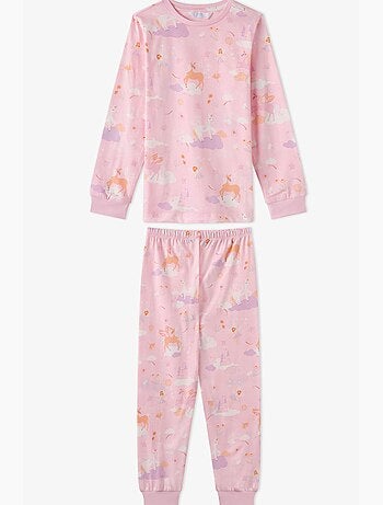 Conjunto de pijama infantil fly repeat de manga comprida penti