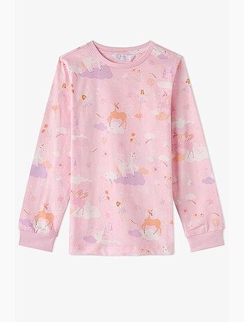 Conjunto de pijama infantil fly repeat de manga comprida penti