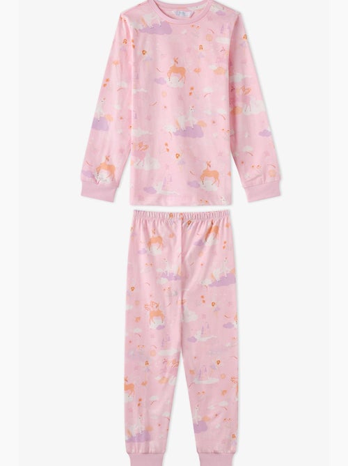 Conjunto de pijama infantil fly repeat de manga comprida penti - Kiabi