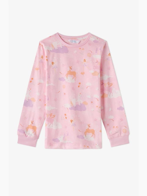 Conjunto de pijama infantil fly repeat de manga comprida penti - Kiabi