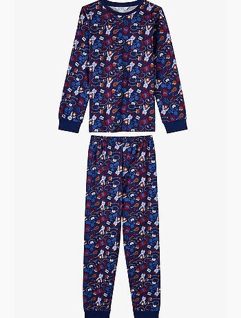 Conjunto de pijama infantil style repeat de manga comprida penti