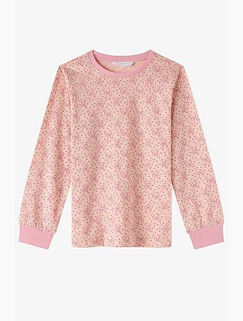 Conjunto de pijama infantil whisper bows em algodão de manga comprida penti