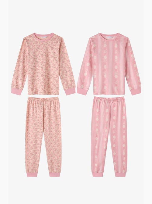 Conjunto de pijama infantil whisper bows em algodão de manga comprida penti - Kiabi
