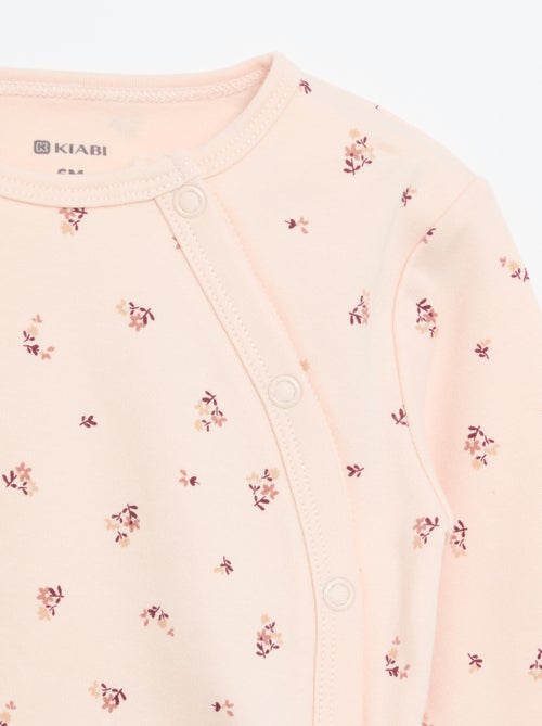 Conjunto de pijama interlock - 2 peças - Kiabi