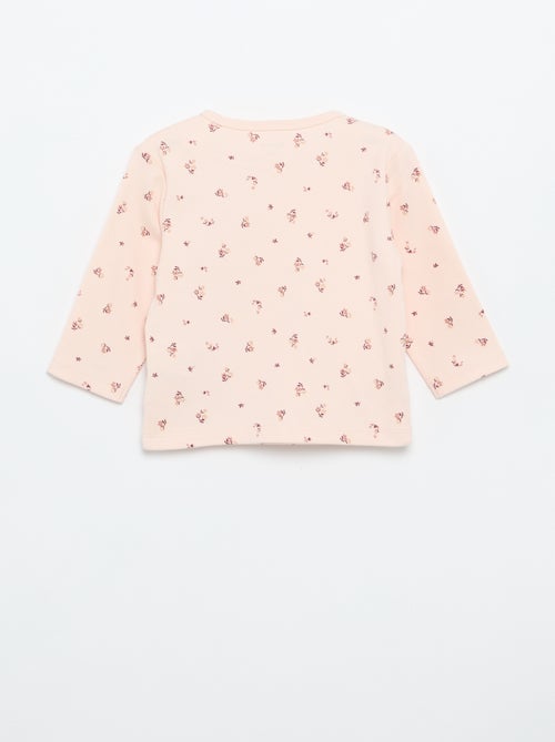 Conjunto de pijama interlock - 2 peças - Kiabi