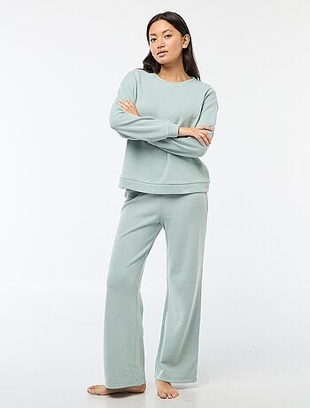 Conjunto de pijama jersey liso