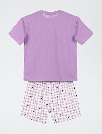 Conjunto de pijama 'Kuromi' em algodão