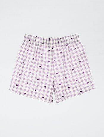 Conjunto de pijama 'Kuromi' em algodão