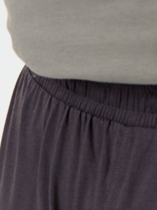 Conjunto de pijama longo t-shirt + calças - 2 peças - Kiabi