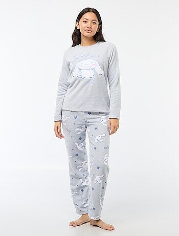 Conjunto de pijama macio 'Cinamoroll'