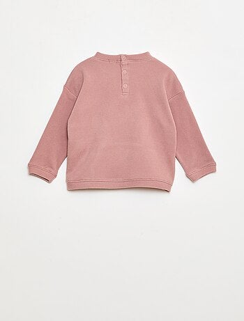 Conjunto de pijama macio com coelho animado - 2 peças