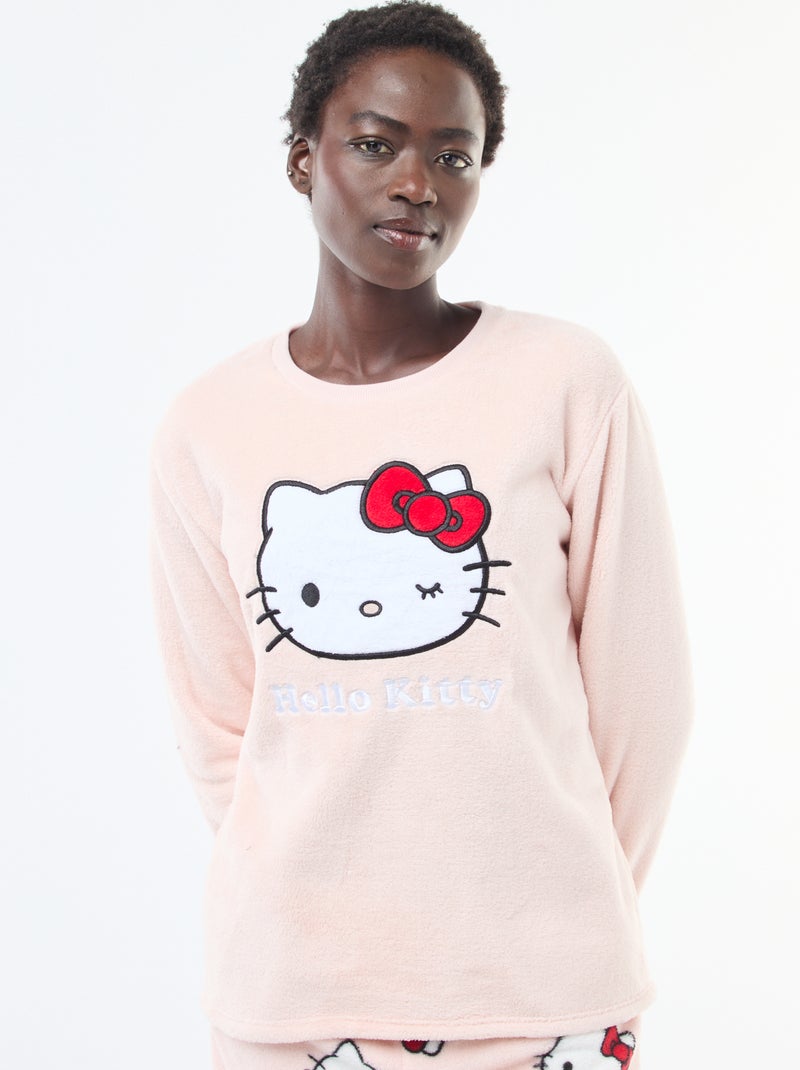 Conjunto de pijama macio 'Hello Kitty' Rosa - Kiabi