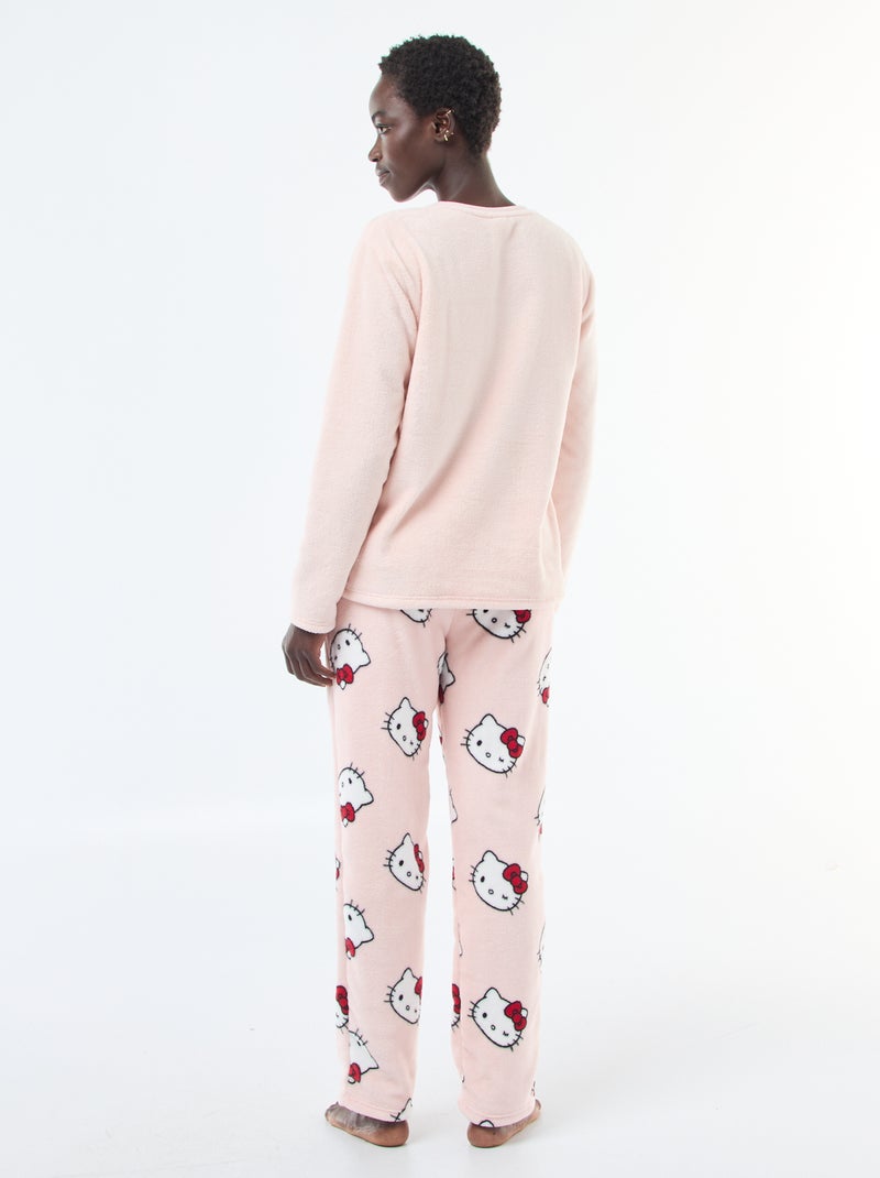 Conjunto de pijama macio 'Hello Kitty' Rosa - Kiabi