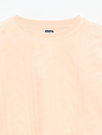 Conjunto de pijama macio liso