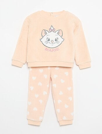 Conjunto de pijama 'Marie' 'Disney' de polar - 2 peças