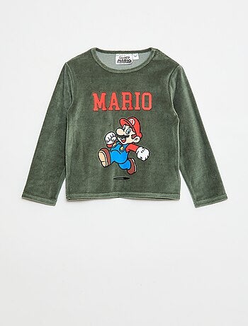 Conjunto de pijama 'Mario' em veludo