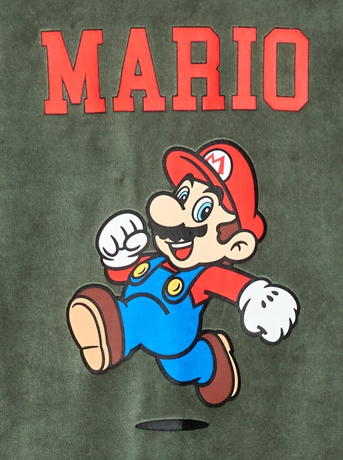 Conjunto de pijama 'Mario' em veludo - Kiabi