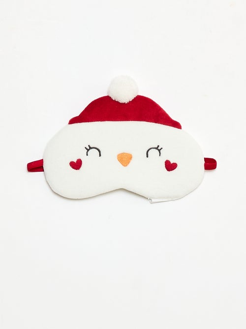 Conjunto de pijama + máscara de Natal em veludo - Kiabi