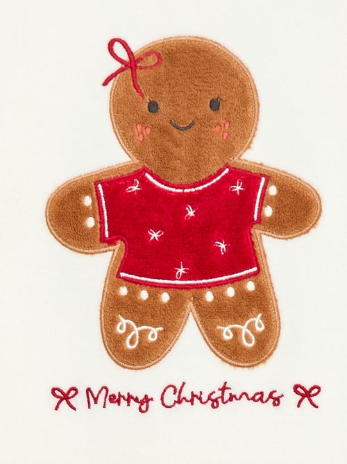 Conjunto de pijama + máscara de Natal em veludo - Kiabi