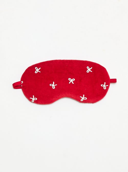 Conjunto de pijama + máscara de Natal em veludo - Kiabi