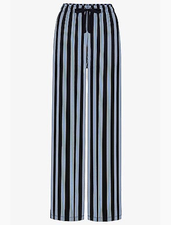 Conjunto de pijama masculino steel às riscas, manga comprida penti