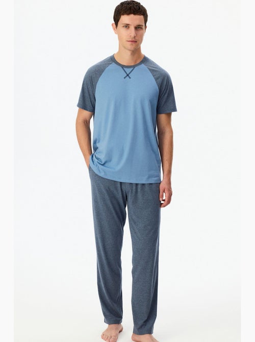Conjunto de pijama masculino tailored de manga curta penti - Kiabi Conjunto de pijama masculino tailored de manga curta penti - Kiabi